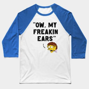 My Freakin Ears (full color) Baseball T-Shirt